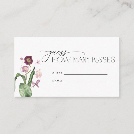 Waterverf roze Lila ventilator Vrijgezellenfeest g Informatiekaartje (Voorkant)