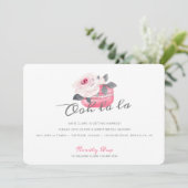 Waterverf Roze Macaron Vrijgezellenfeest Kaart (Staand voorkant)