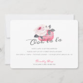 Waterverf Roze Macaron Vrijgezellenfeest Kaart (Voorkant)