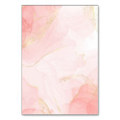 Waterverf Roze Magenta Roos Aantal Kaart (Achterkant)