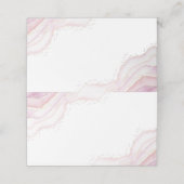waterverf roze marmeren plaatskaart plaatskaartje (Buitenkant ongevouwen)