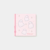Waterverf Roze Meisjes Ghost Naam Opmerkingen Post-it® Notes (Voorkant)