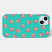 Waterverf roze meisjescupcakes Case-Mate iPhone case (Achterkant (horizontaal))