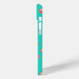 Waterverf roze meisjescupcakes iPhone 15 mini hoesje