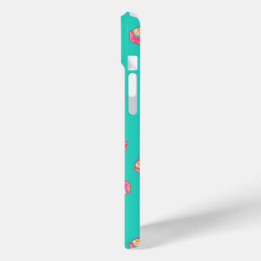 Waterverf roze meisjescupcakes Case-Mate iPhone case (Achterkant / Links)