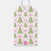 Waterverf Roze Notenkraker Monogram Crest Cadeaulabel (Achterkant)