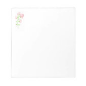 Waterverf, roze Notitieblok van zoete erwten (Voorkant)