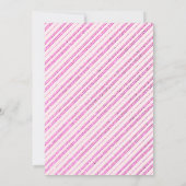 Waterverf Roze Olifant Baby Surprise Cake Baby Kaart (Achterkant)