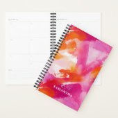 Waterverf Roze Oranje Planner (Display)
