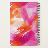 Waterverf Roze Oranje Planner (Achterkant)