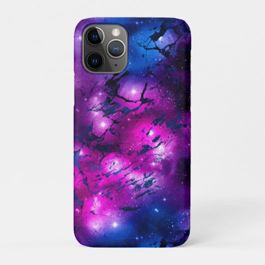 Waterverf Roze, Paars & Blauwe Marmer Melkweg Case-Mate iPhone Case (Achterkant)