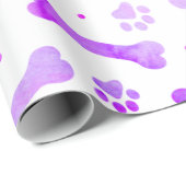 Waterverf roze Paarse verf Cadeaupapier (Rol Hoek)