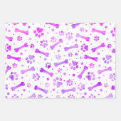 Waterverf roze Paarse verf Inpakpapier Vel (Voorkant)