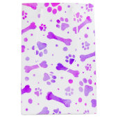 Waterverf roze Paarse verf Medium Cadeauzakje (Voorkant)