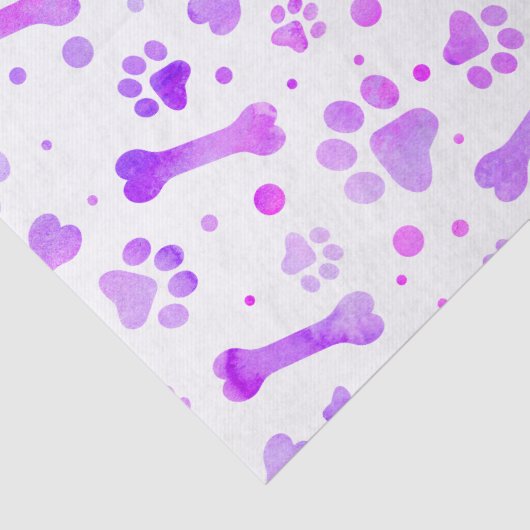 Waterverf roze Paarse verf Tissuepapier (Detail)