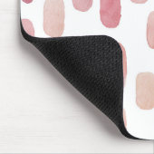 Waterverf roze penseel. Moderne, eenvoudige schatt Muismat (Hoek)