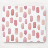 Waterverf roze penseel. Moderne, eenvoudige schatt Muismat (Voorkant)