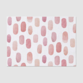Waterverf roze penseel. Moderne, eenvoudige schatt Tissuepapier
