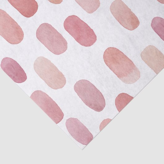 Waterverf roze penseel. Moderne, eenvoudige schatt Tissuepapier (Detail)