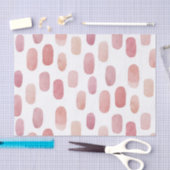 Waterverf roze penseel. Moderne, eenvoudige schatt Tissuepapier (Craft)