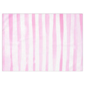Waterverf roze penseelstrips tafelkleed (Voorkant (Horizontaal))