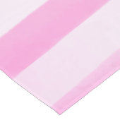 Waterverf roze penseelstrips tafelkleed (Gekanteld)