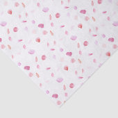 Waterverf roze perzik Roos bloemblaadjes Tissuepapier (Detail)