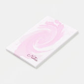 waterverf roze pierstrepen post-it® notes (Schuin)