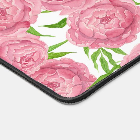 Waterverf roze pinda's bureaumat (Hoek)