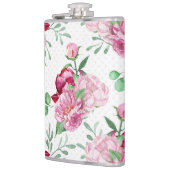 waterverf roze pinda's heupfles (Links)