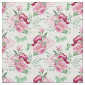 waterverf roze pinda's stof (Swatch)