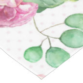 waterverf roze pinda's tafelkleed (Gekanteld)