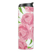 Waterverf roze pinda's thermosbeker (Gedraaid links)