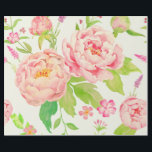 Waterverf roze pioen Inpakpapier<br><div class="desc">Waterverf roze pioen inpakpapier. Het kunstwerk is gemaakt door Cheng Jing. Het is naadloos patroon - tegel-able. De achtergrondkleur: crème. De achtergrondkleur kan worden gewijzigd.</div>