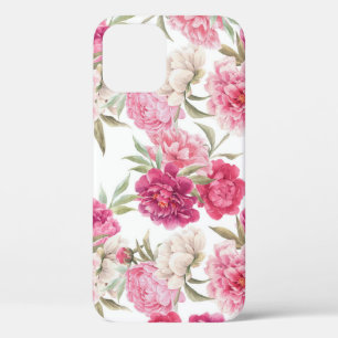 Waterverf Roze Pioenen: bloemenelegantie Case-Mate iPhone Case