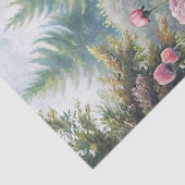 Waterverf  roze pioenen tuin rijst papier (Detail)