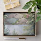 Waterverf  roze pioenen tuin rijst papier (Geschenk)