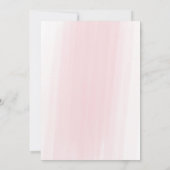 Waterverf Roze PJs & Prosecco Verjaardagsfeestje Kaart (Achterkant)