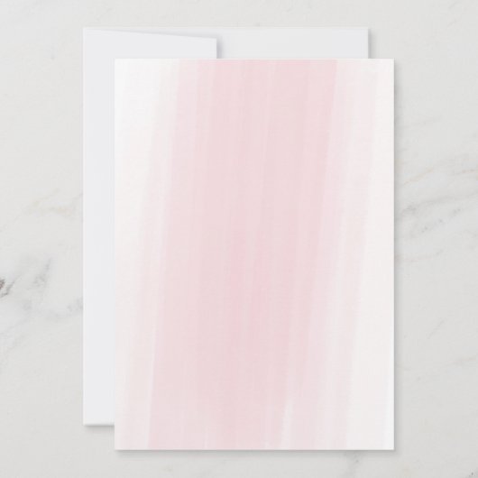 Waterverf Roze PJs & Prosecco Verjaardagsfeestje Kaart (Achterkant)