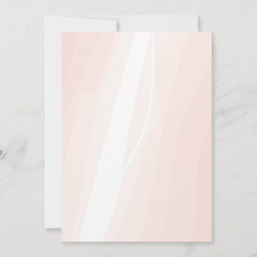 Waterverf Roze plastic Kaart (Achterkant)