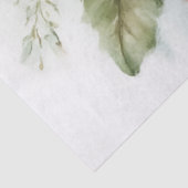 Waterverf Roze Poinsettia Kerst Tissuepapier (Detail)