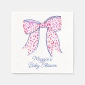 Waterverf Roze polawkrab Servet (Voorkant)