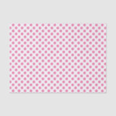 waterverf roze polka dots dop design tissuepapier (Voorkant)