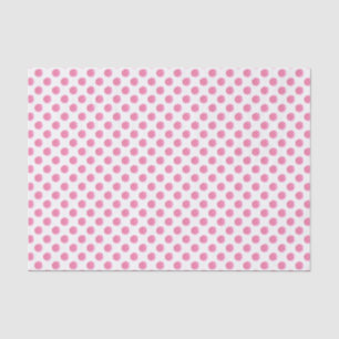 waterverf roze polka dots dop design tissuepapier