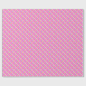Waterverf Roze Polka Dots Strandballen Cadeaupapier (Vlak)
