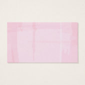 Waterverf Roze Pompoen Baby shower Luier Raffle Visitekaartje (Achterkant)