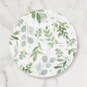 Waterverf roze pompoen Herfst Baby shower dank u Bedankjes Labels (Achterkant)