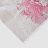 Waterverf roze pony bloesems op oud papier (Detail)