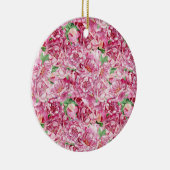 Waterverf roze pony's keramisch ornament (Rechts)