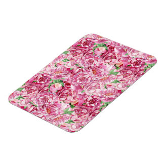 Waterverf roze pony's magneet